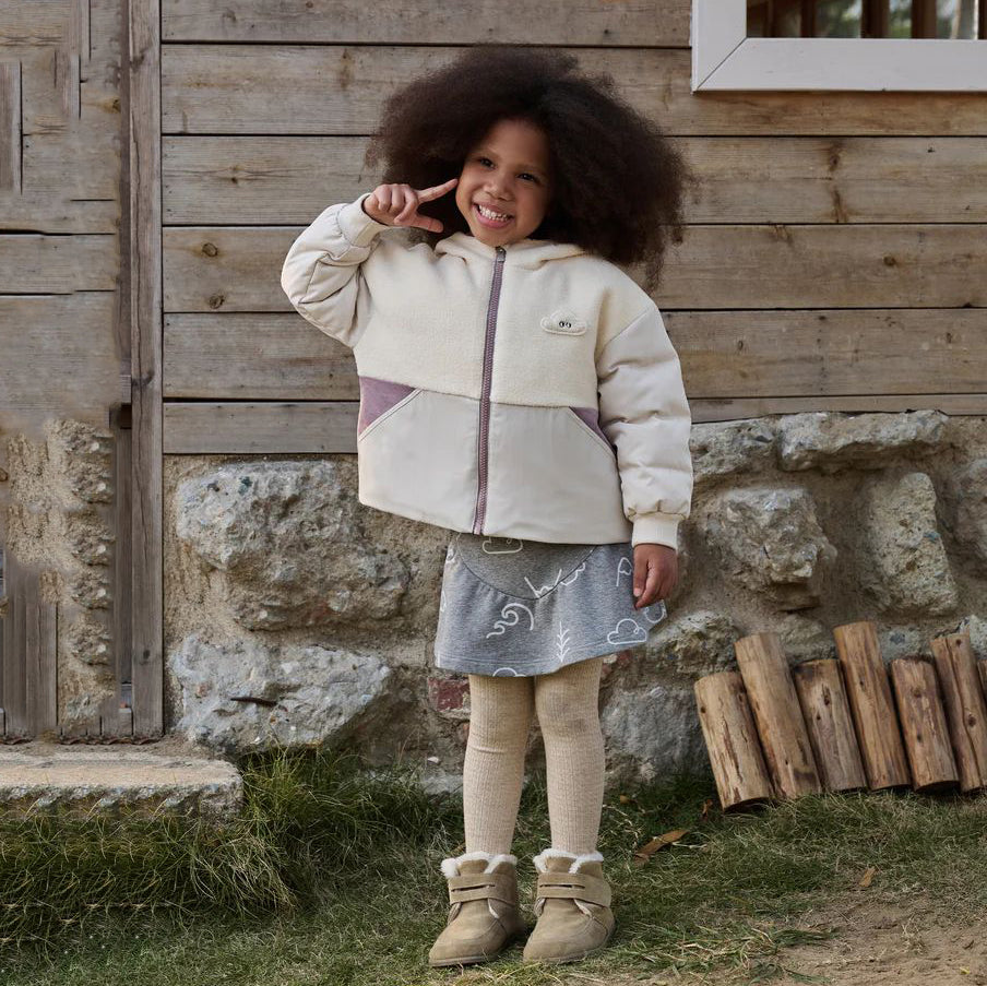 Petite Revery-Recycled Polyester Kids Down Jacket Cloud