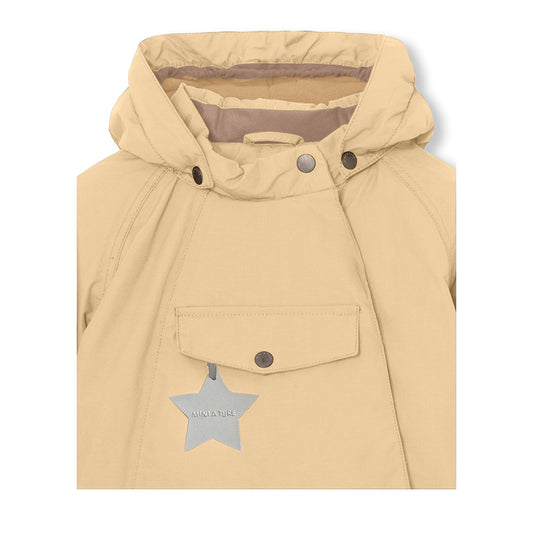 Wang fleece lined winter jacket Semolina Sand 1161
