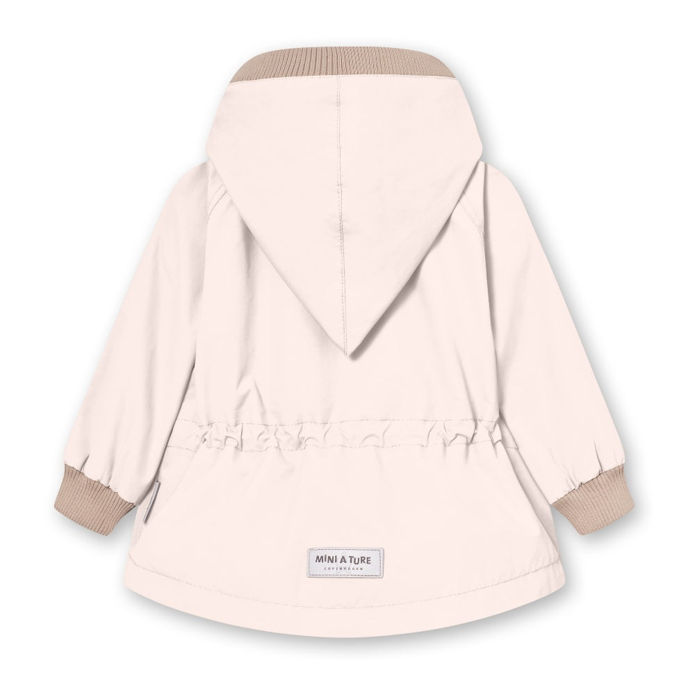 Light Pink Print Logo Jacket