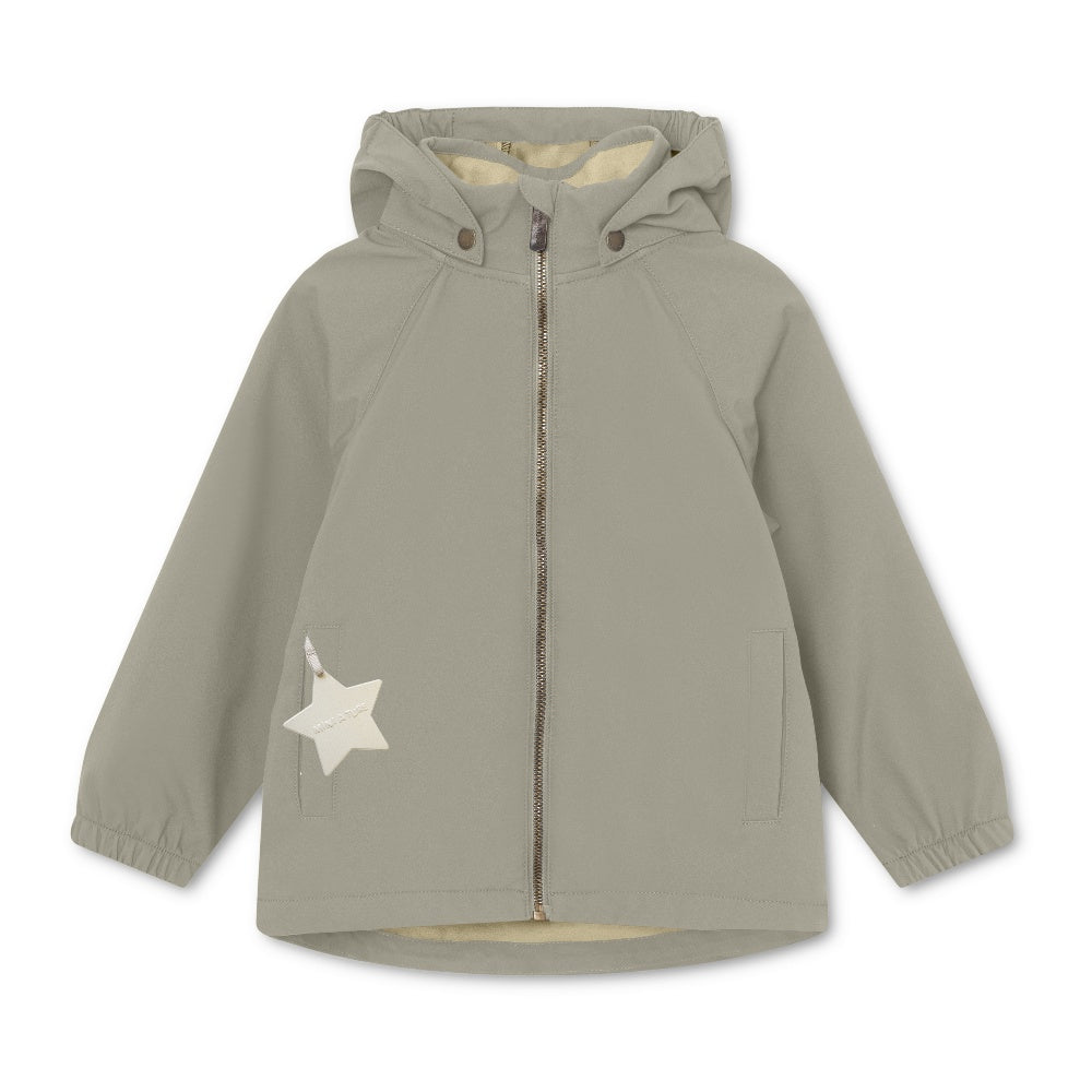 Mini A Ture-Green Print Star Jacket