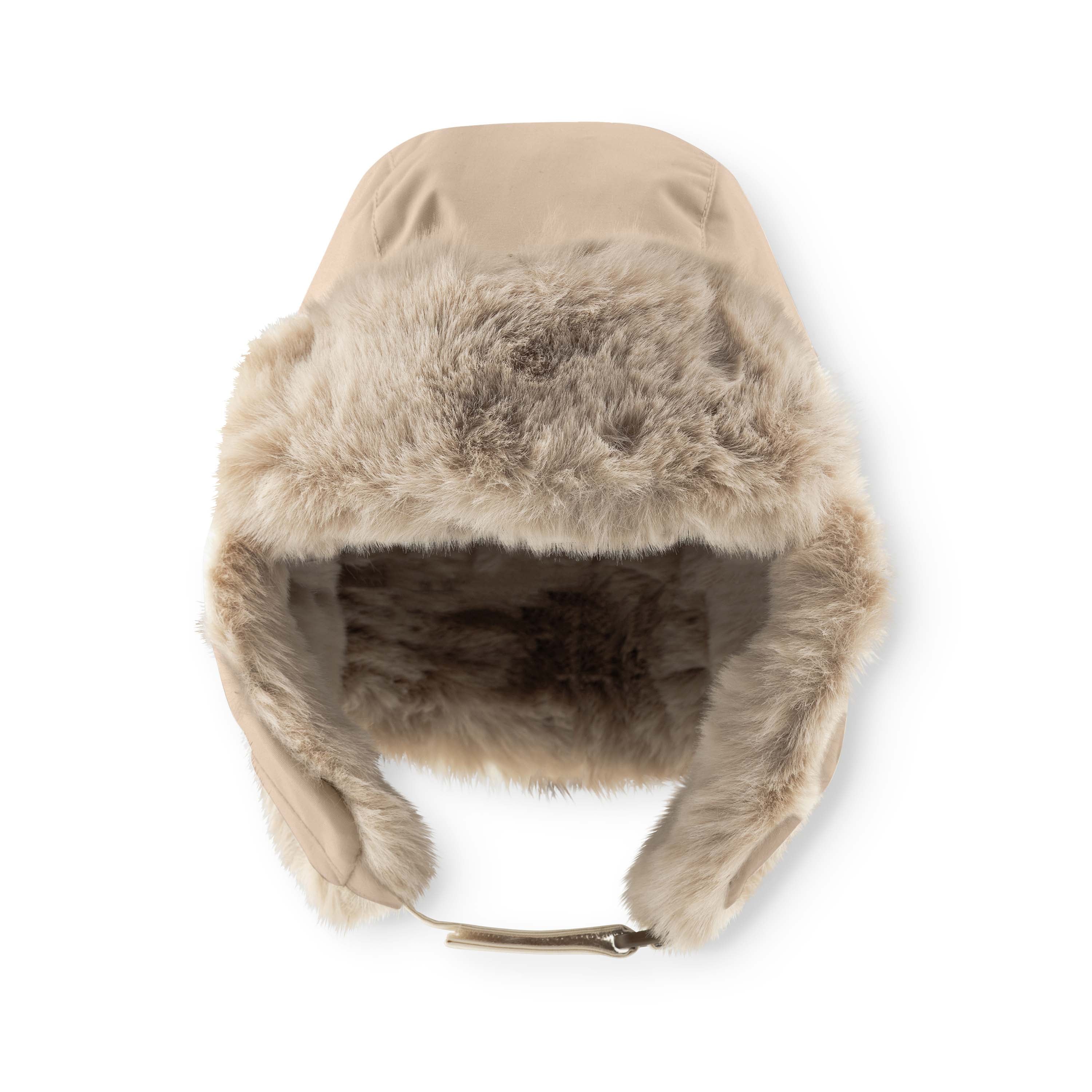 Mini A Ture-MATCRISTER teddy lined winter hood Savannah tan
