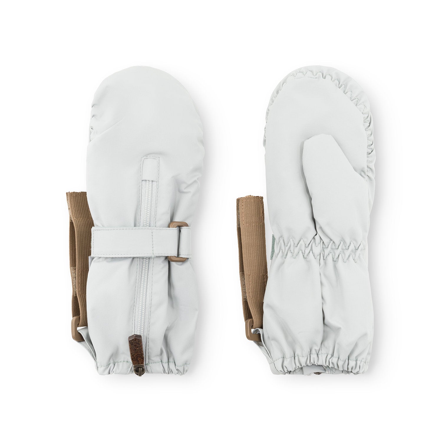 Mini A Ture-MATCESAR fleece lined mittens Puritan grey