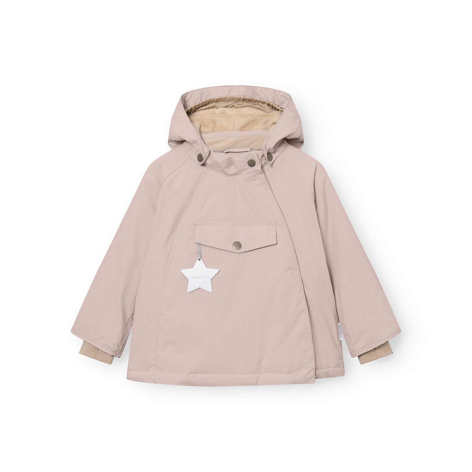 Mini A Ture-MATWANG fleece lined winter jacket. GRS Cloudy rose