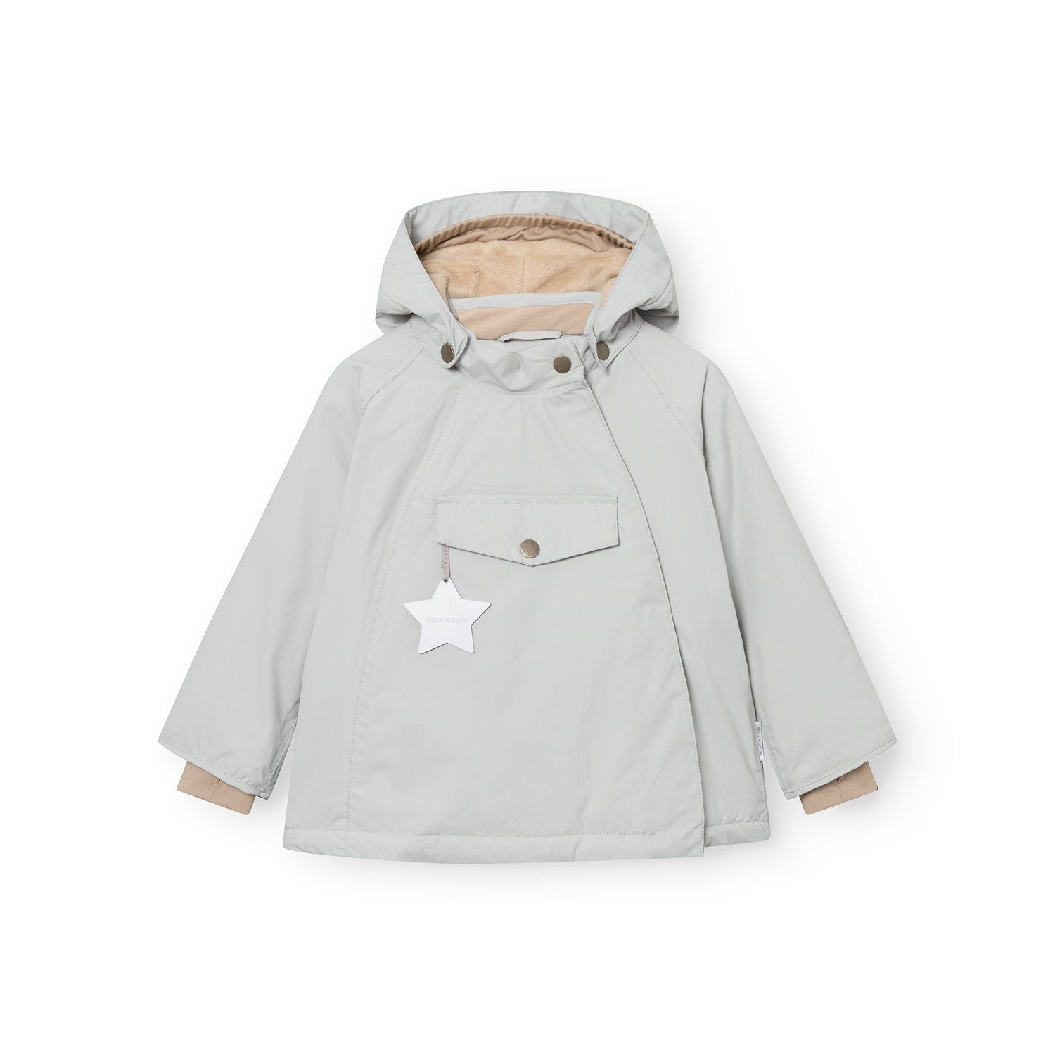 Mini A Ture-MATWANG fleece lined winter jacket. GRS Puritan grey