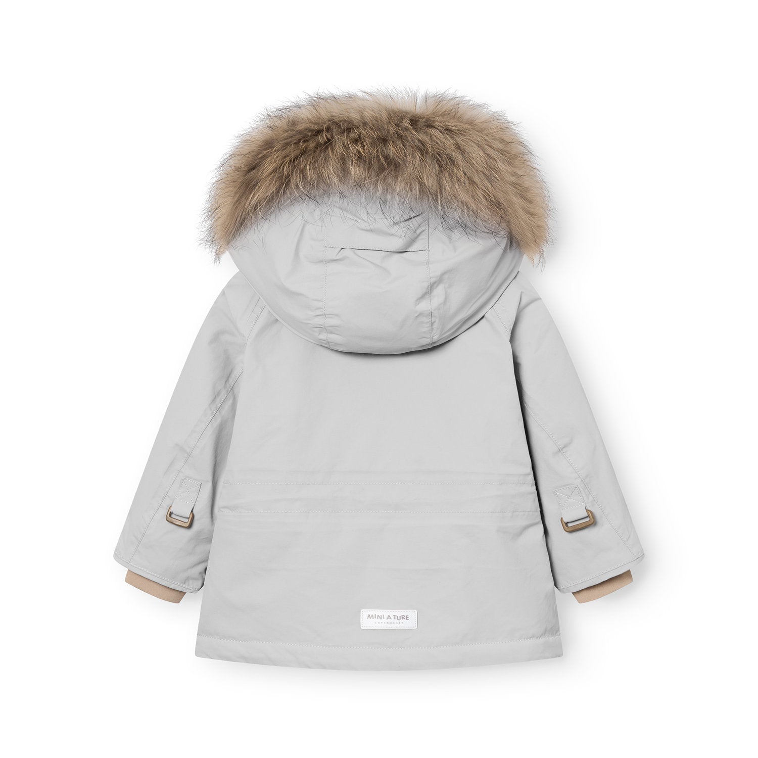 Mini A Ture-MATWALLY fleece lined winter jacket fur. GRS Puritan grey