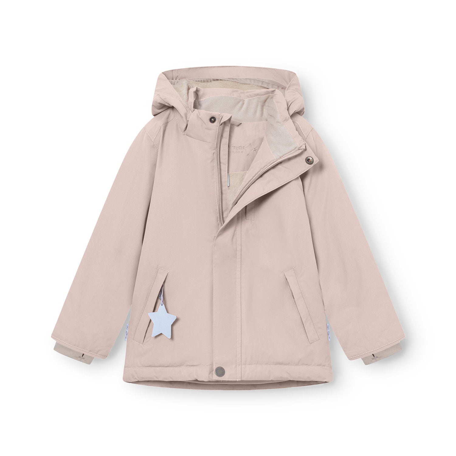 Mini A Ture-MATADYANKO fleece lined winter jacket. GRS Cloudy rose
