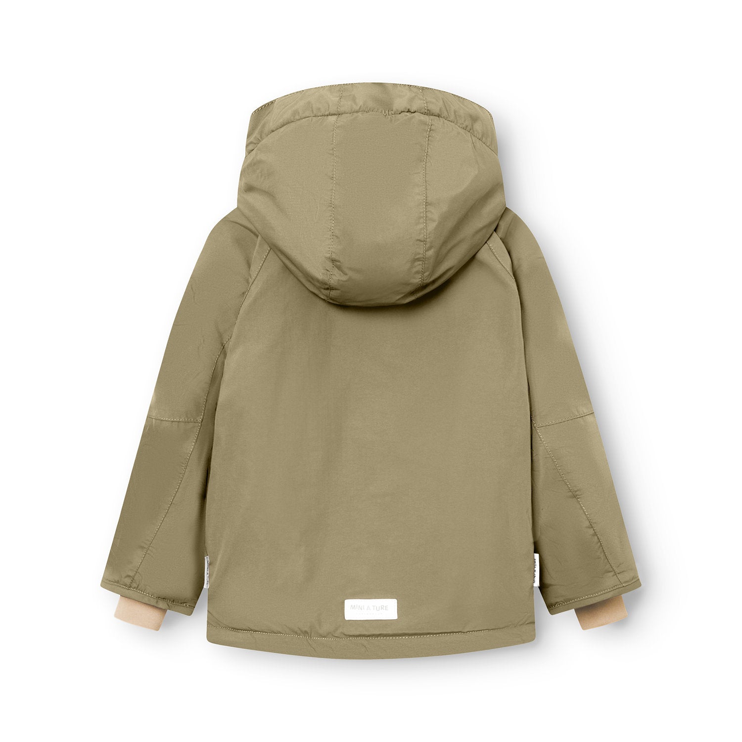Mini A Ture-MATVALONSO fleece lined winter jacket. GRS Aloe green