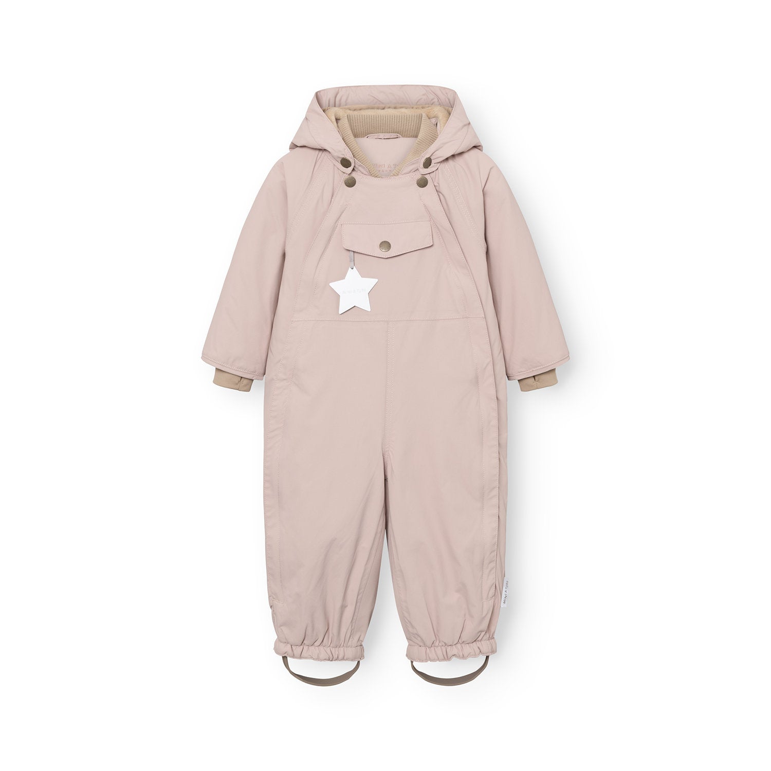 Mini A Ture-MATWISTI fleece lined snowsuit. GRS Cloudy rose