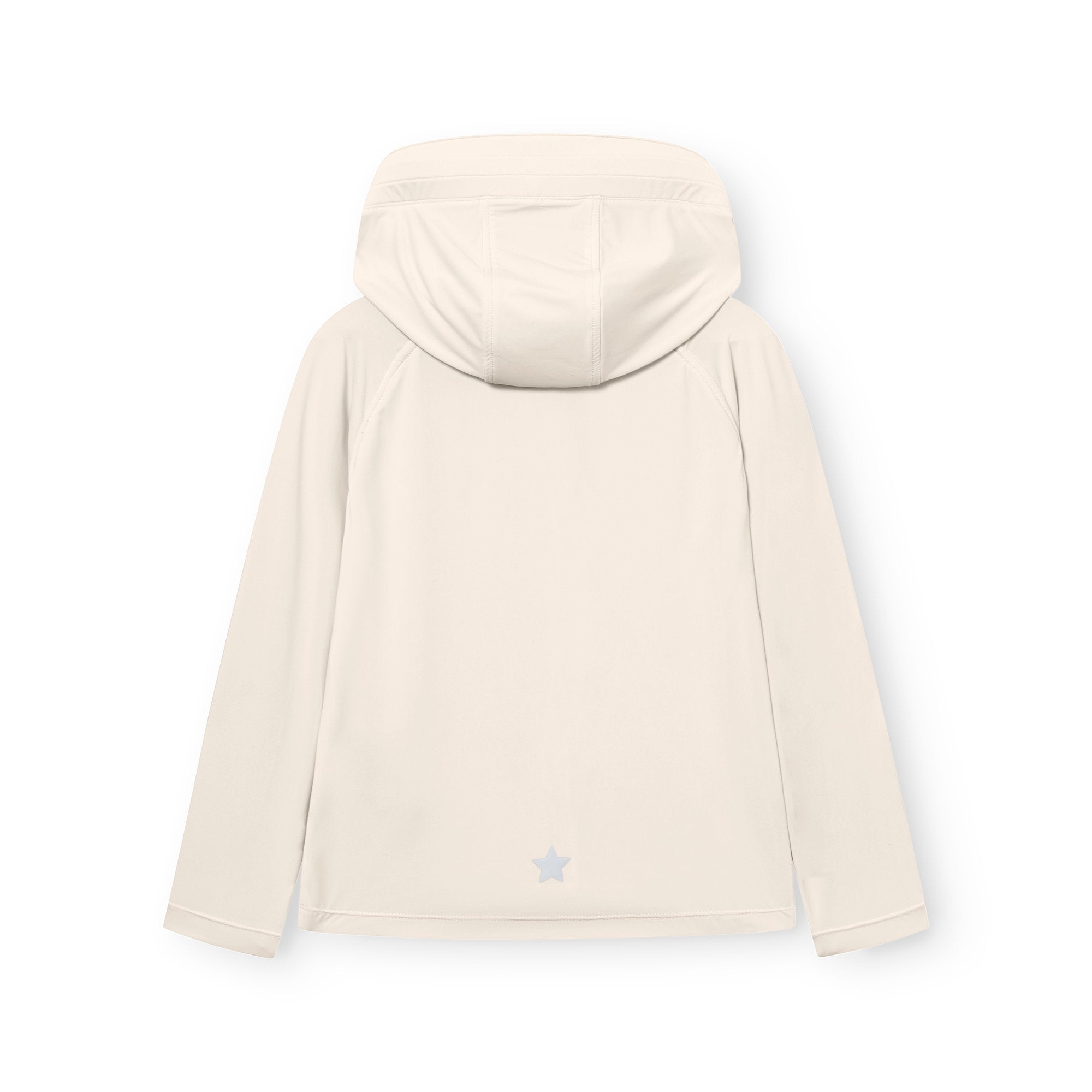 Mini A Ture-MATDRUNA UV skin hoodie. GRS Papyrus white