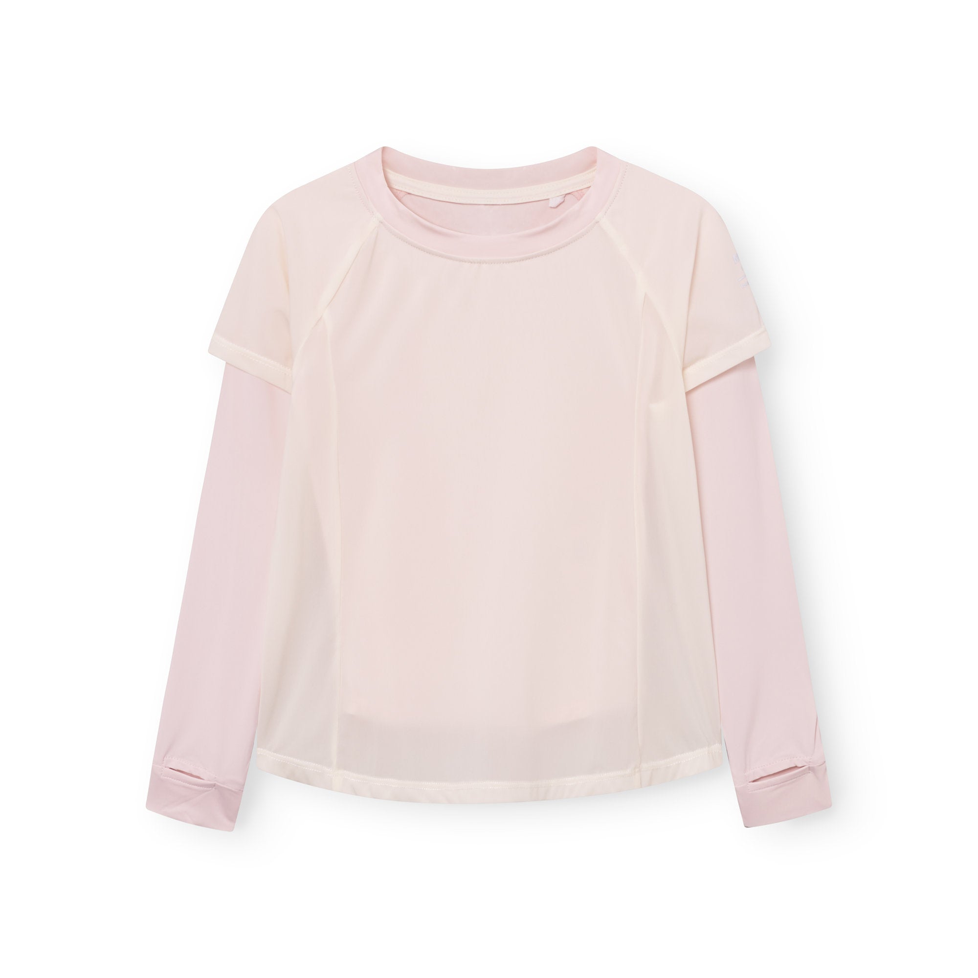 Mini A Ture-MATSTALIA LS UV t-shirt. GRS Silver peony
