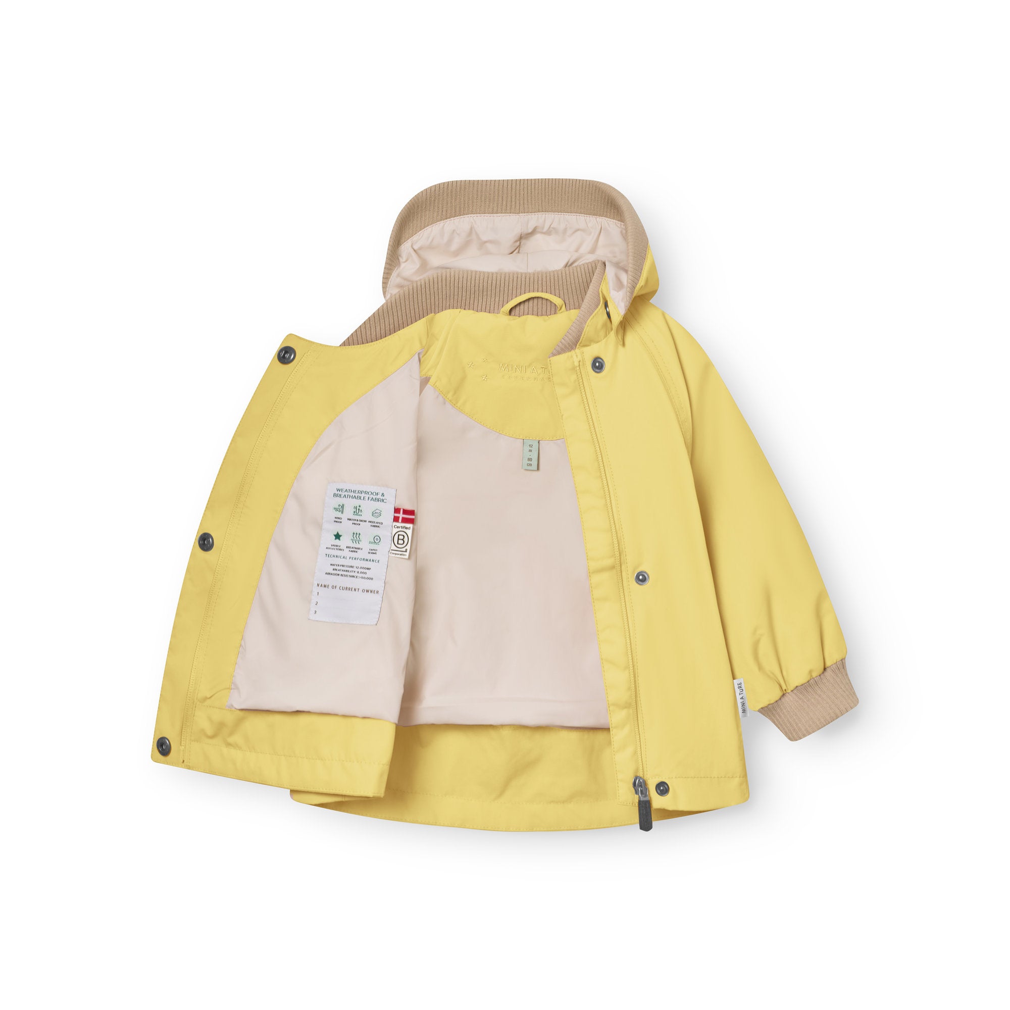 Mini A Ture-MATWAI jacket. GRS Dusky citron
