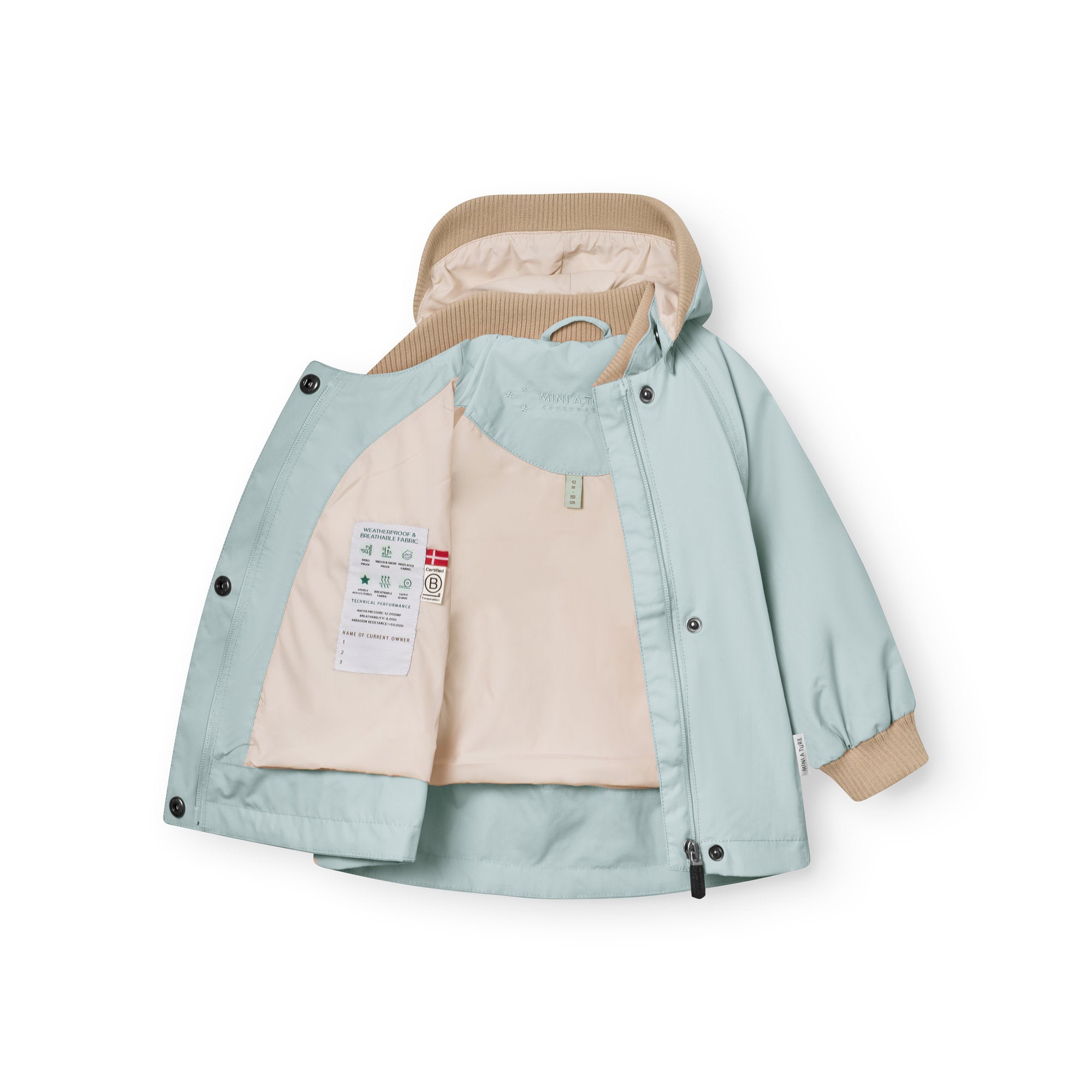 Mini A Ture-MATWAI jacket. GRS Cloud blue