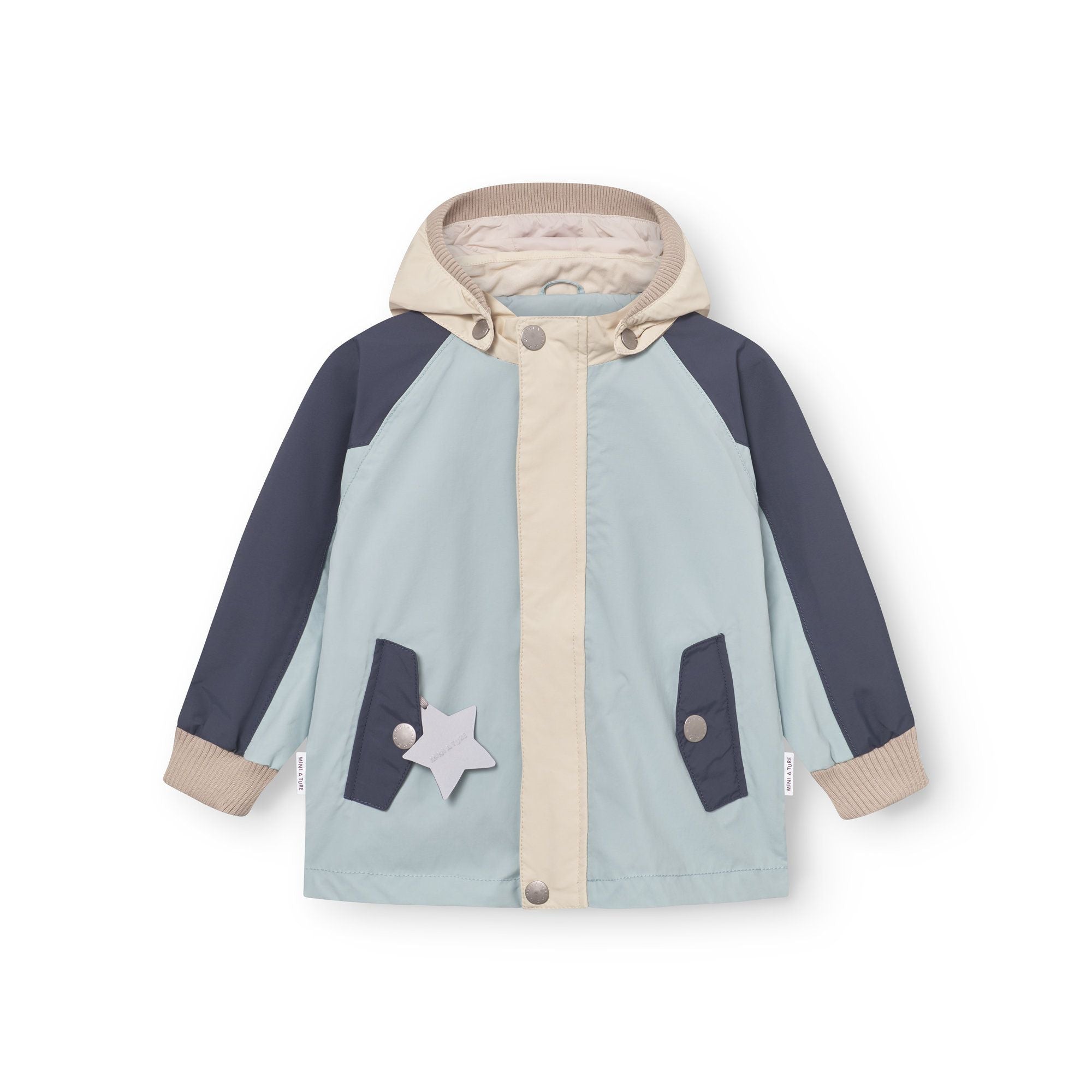Mini A Ture-MATWALLY jacket. GRS Cloud blue col. b.