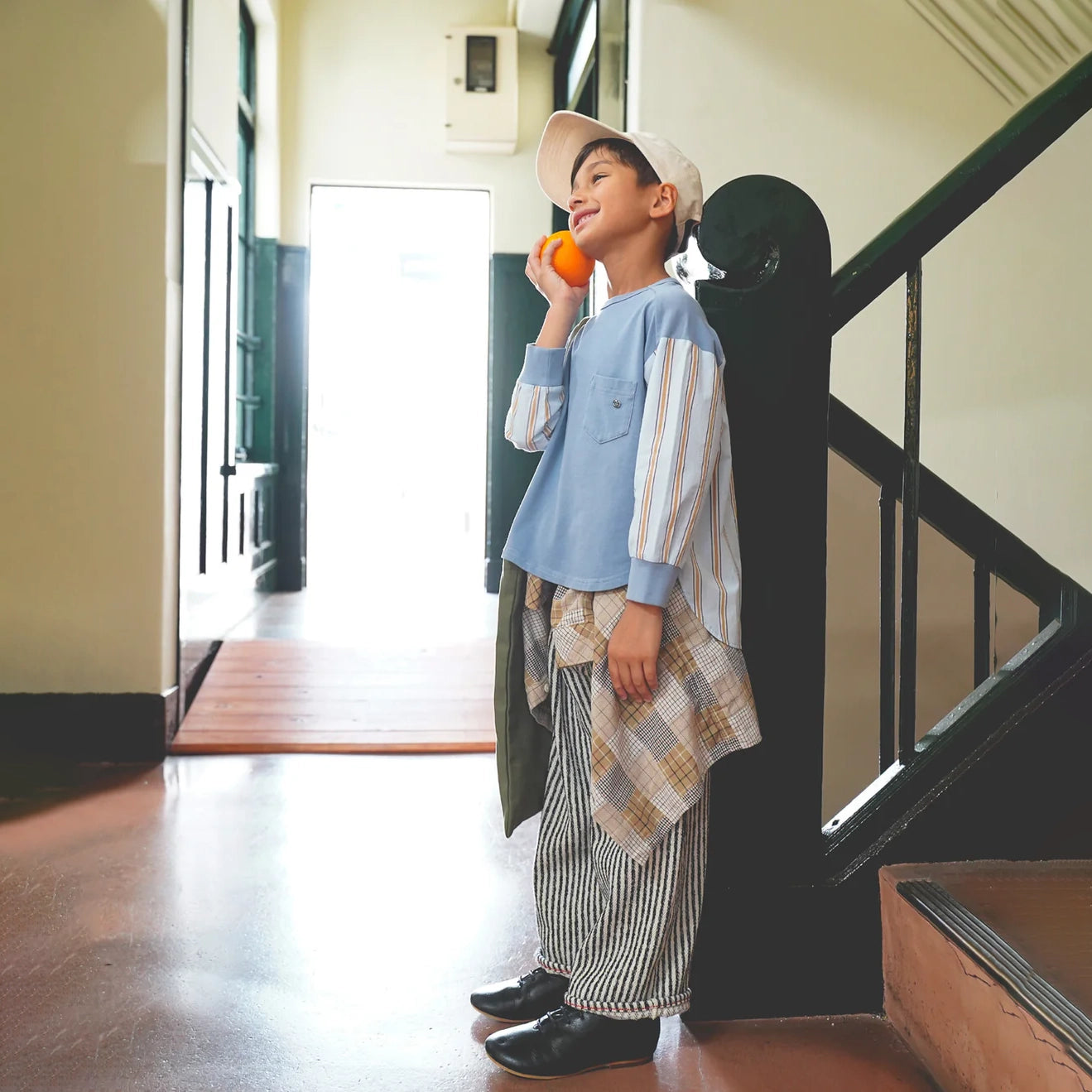 Fith-Kids Knitted T-shirts Blue