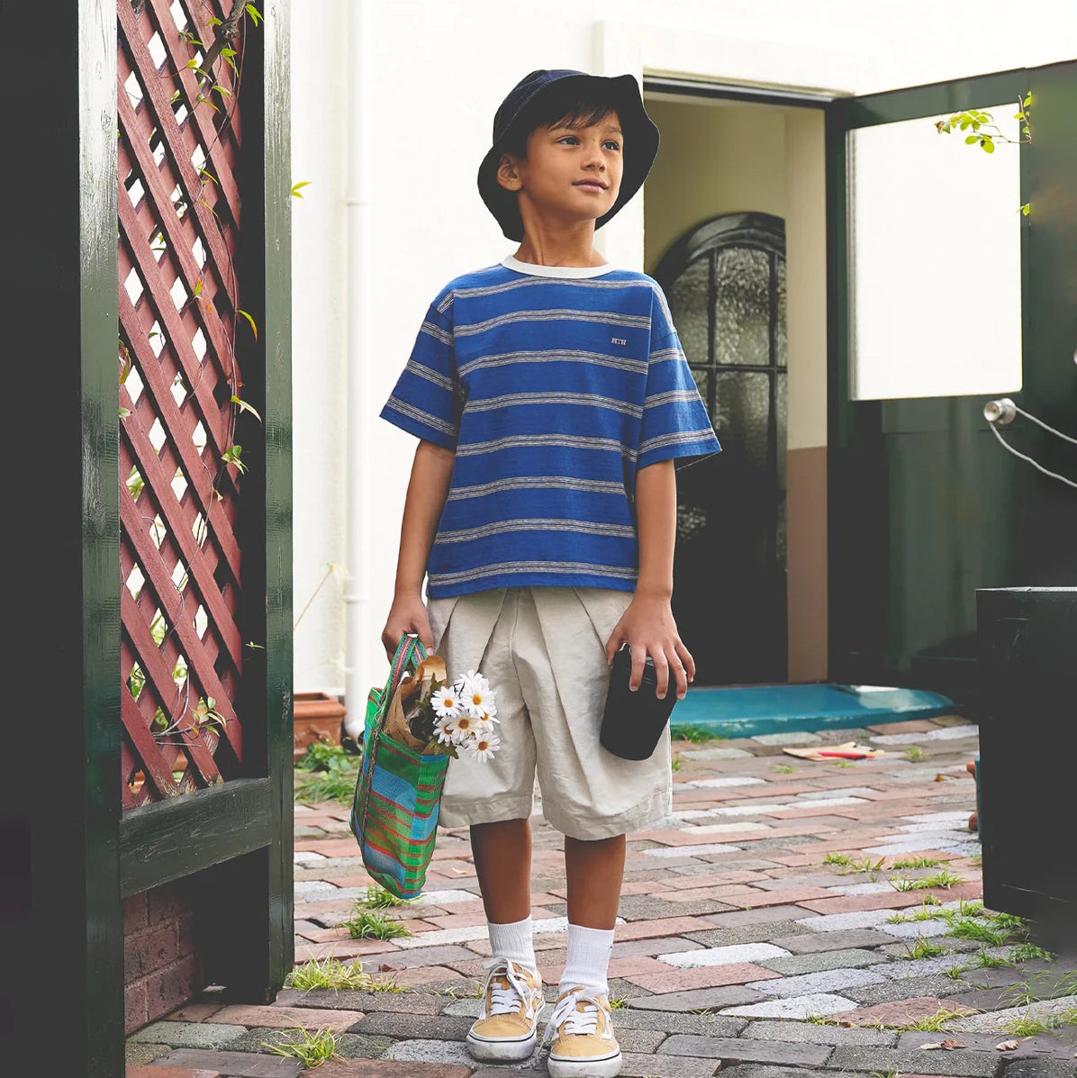 Fith-Kids Knitted T-shirts Blue