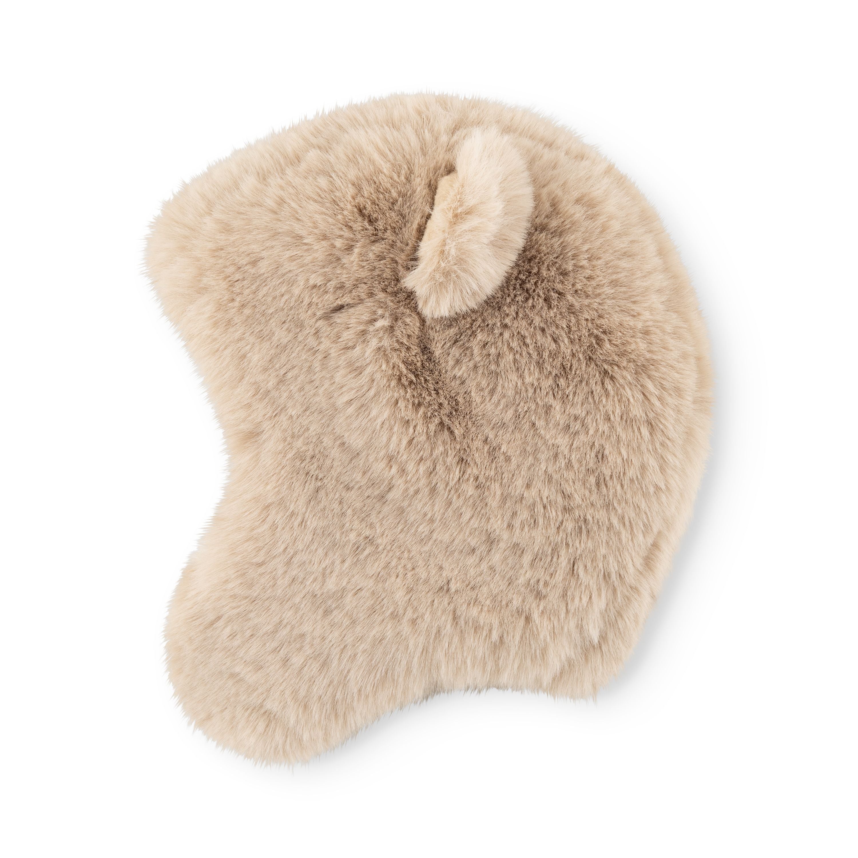 Mini A Ture-MATLIEN bear fleece lined winter hood Grey brown