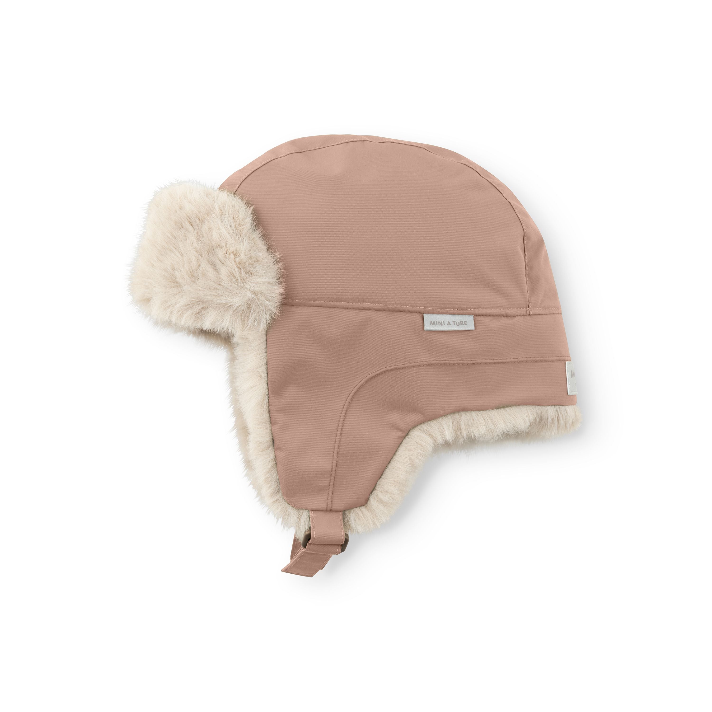 Mini A Ture-MATCRISTER teddy lined winter hood Adobe rose
