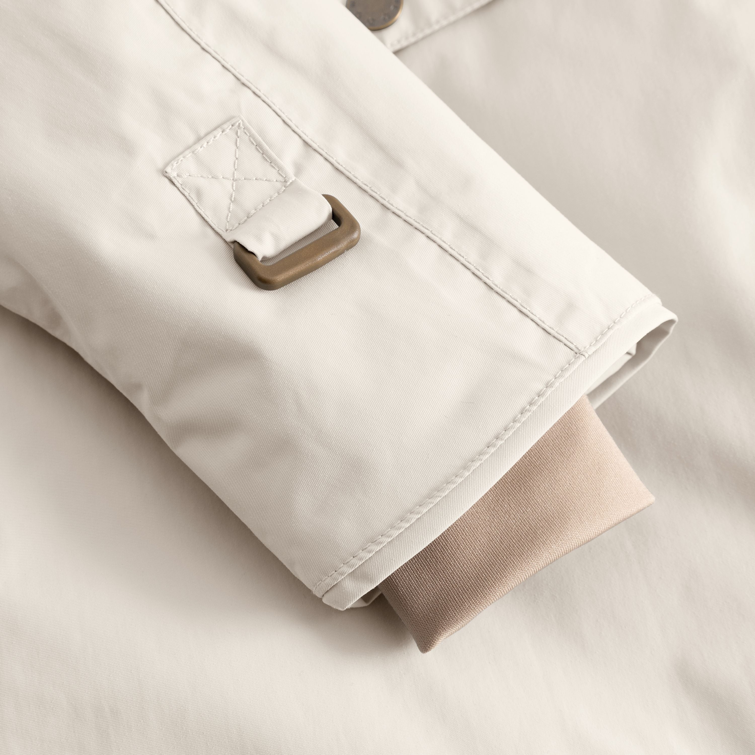 Mini A Ture-MATWANG fleece lined winter jacket. GRS Angora cream
