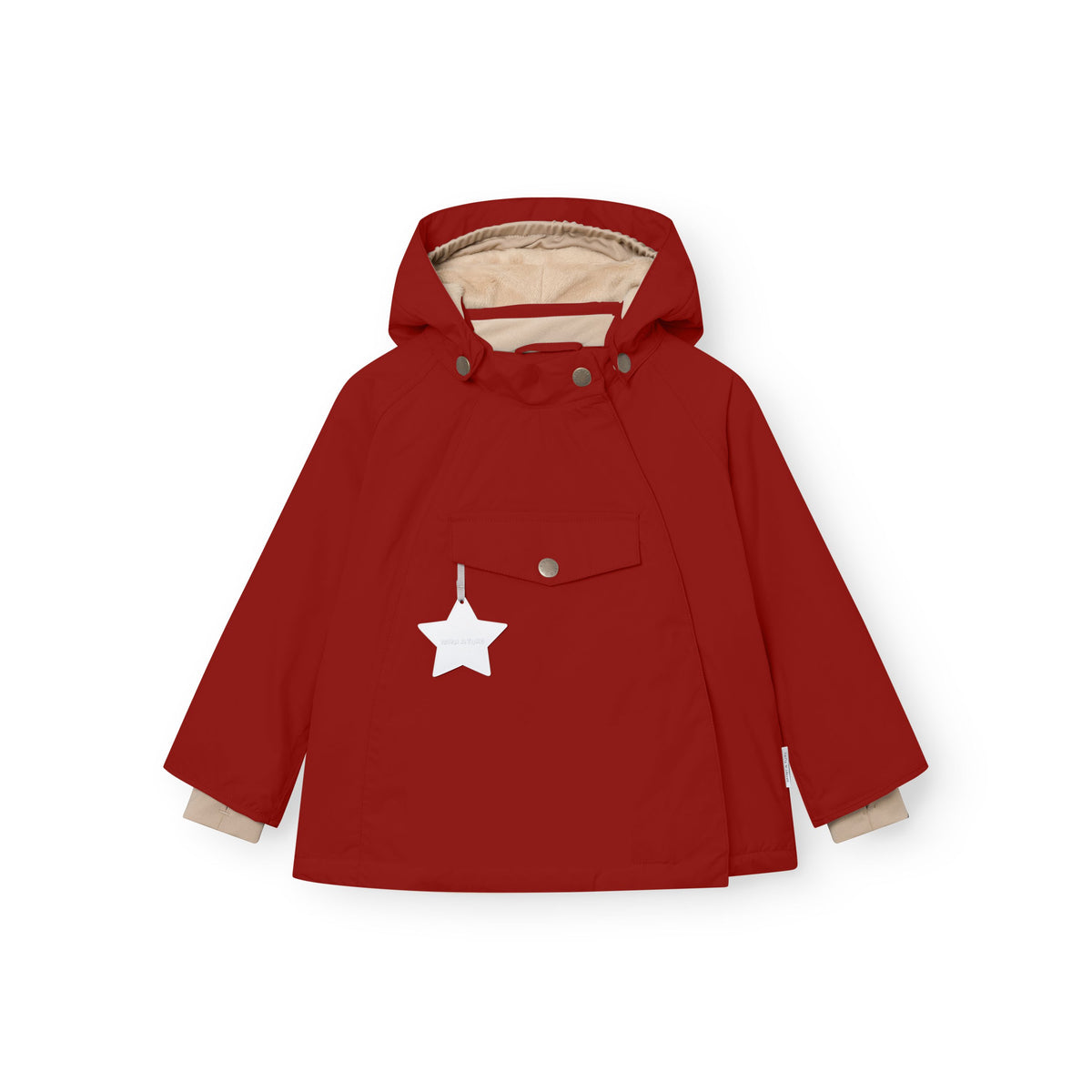 Mini A Ture-MATWANG fleece lined winter jacket. GRS Chili pepper