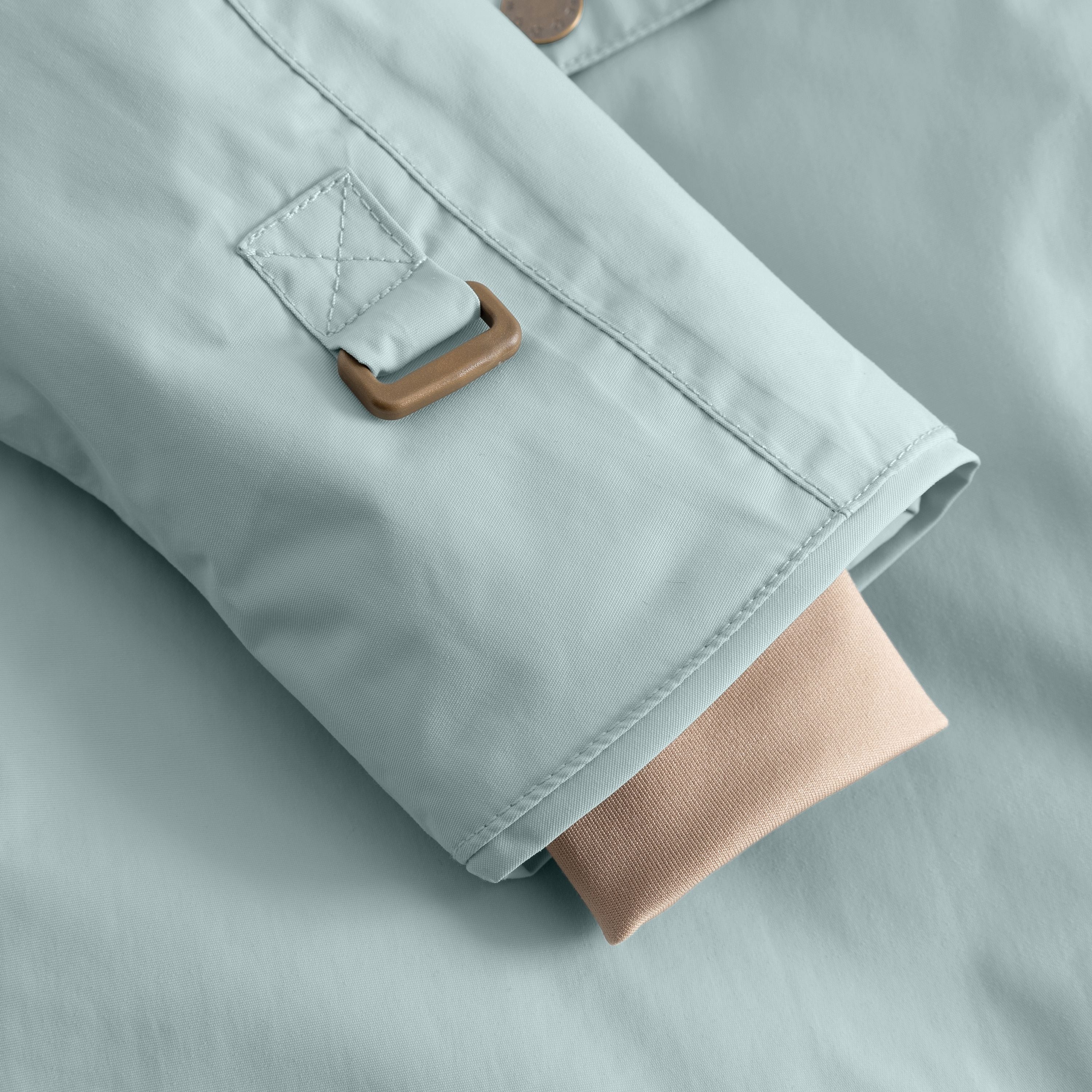 Mini A Ture-MATWANG fleece lined winter jacket. GRS Baby blue