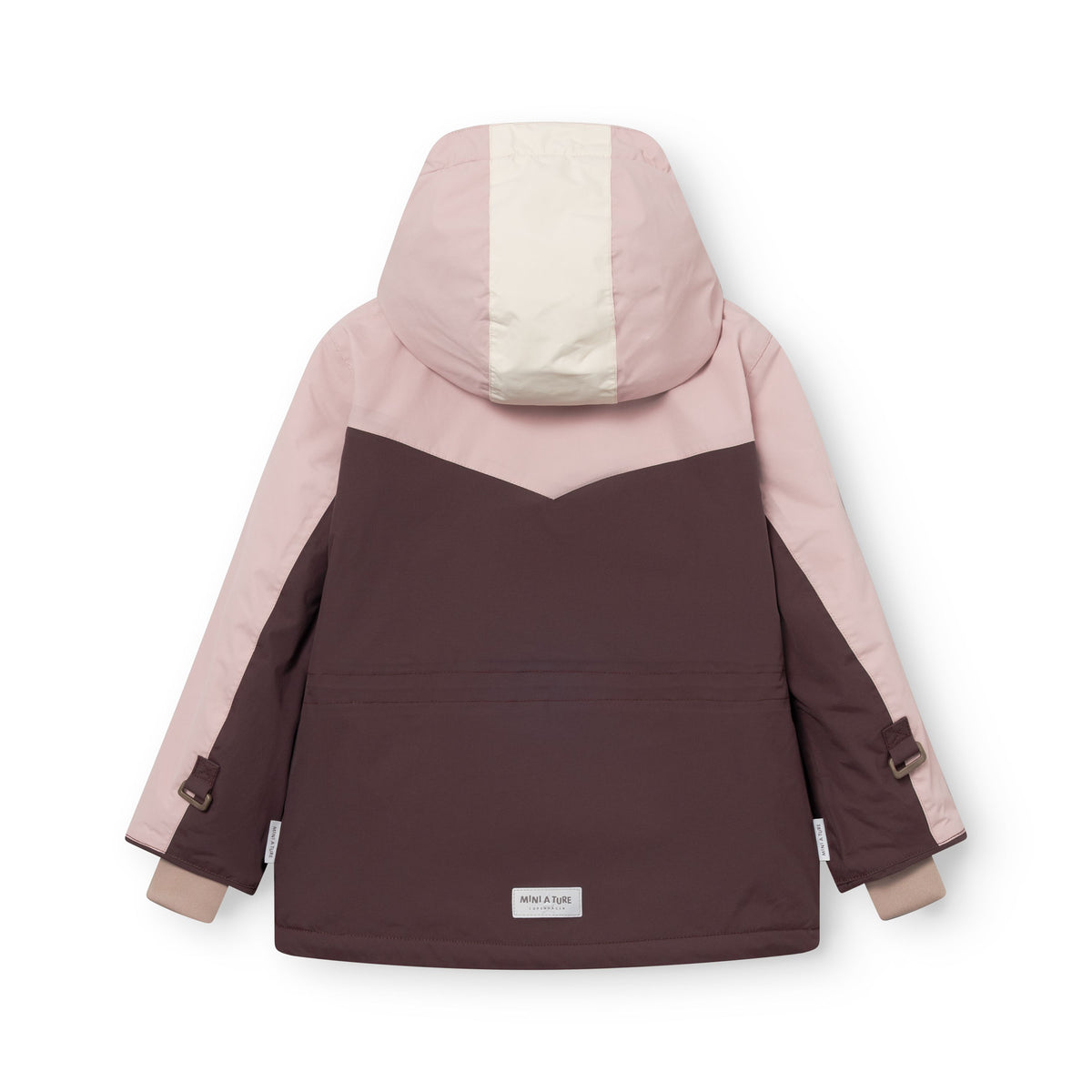 Mini A Ture-MATWALDO fleece lined winter jacket. GRS Aubergine - Adobe rose