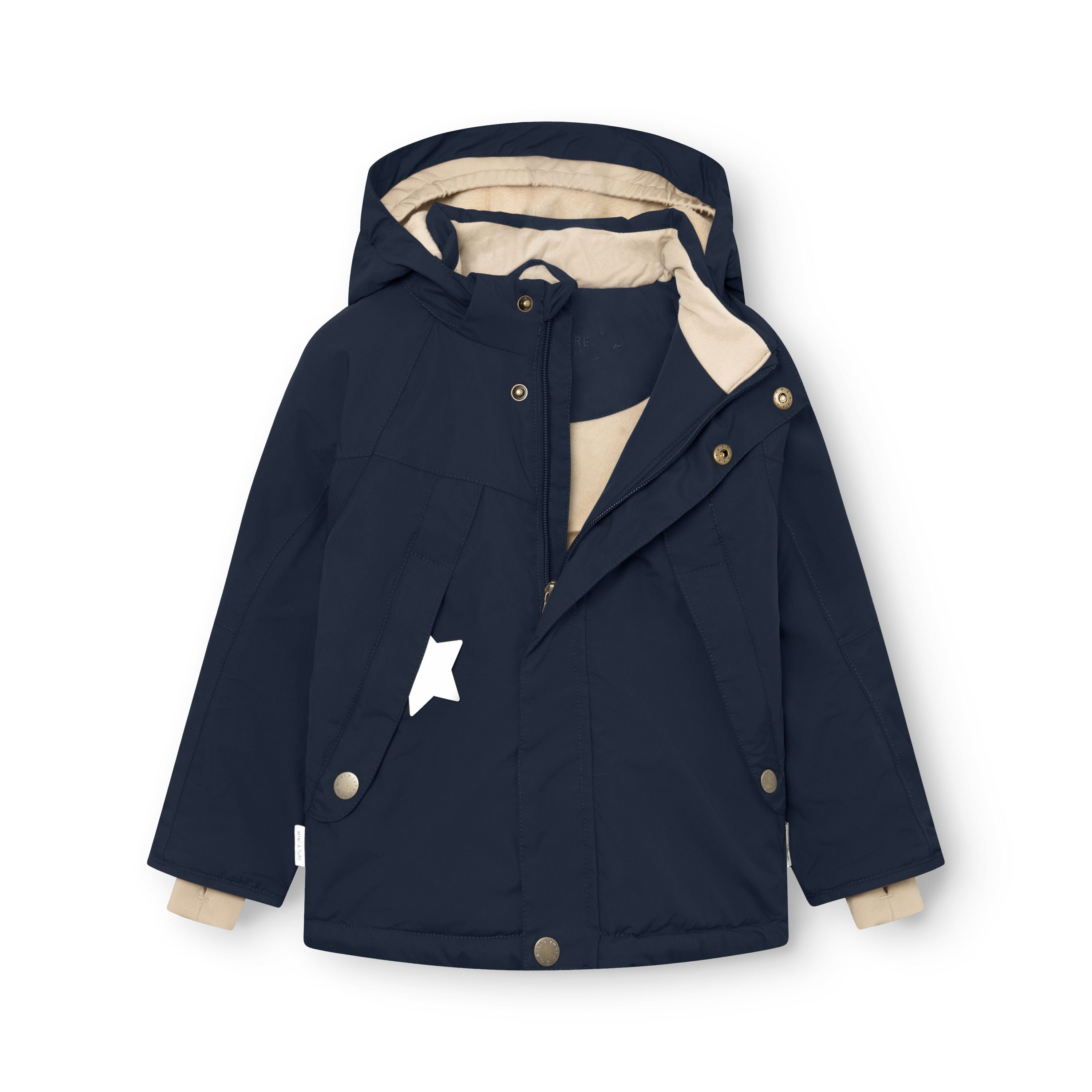 Mini A Ture-MATVALONSO fleece lined winter jacket. GRS Outer space