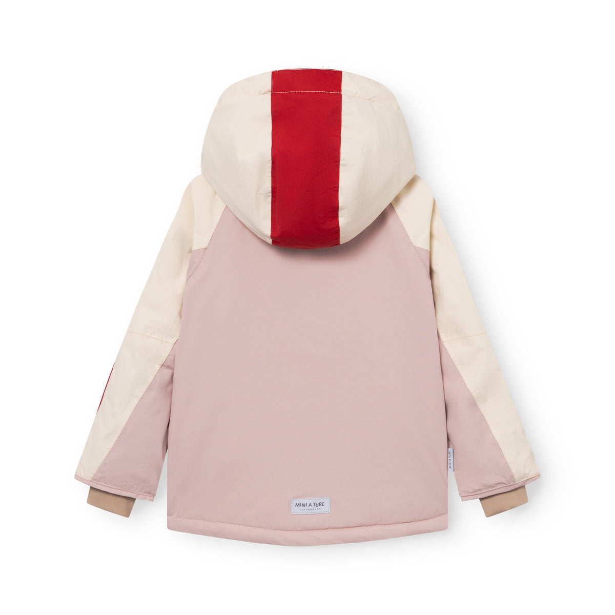 Mini A Ture-MATVALONSO ski jacket. GRS White - Adobe rose