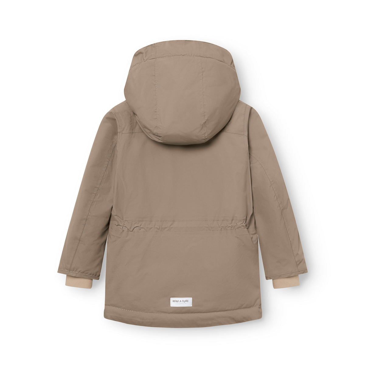 Mini A Ture-MATKASTORIO fleece lined winter jacket. GRS Grey brown