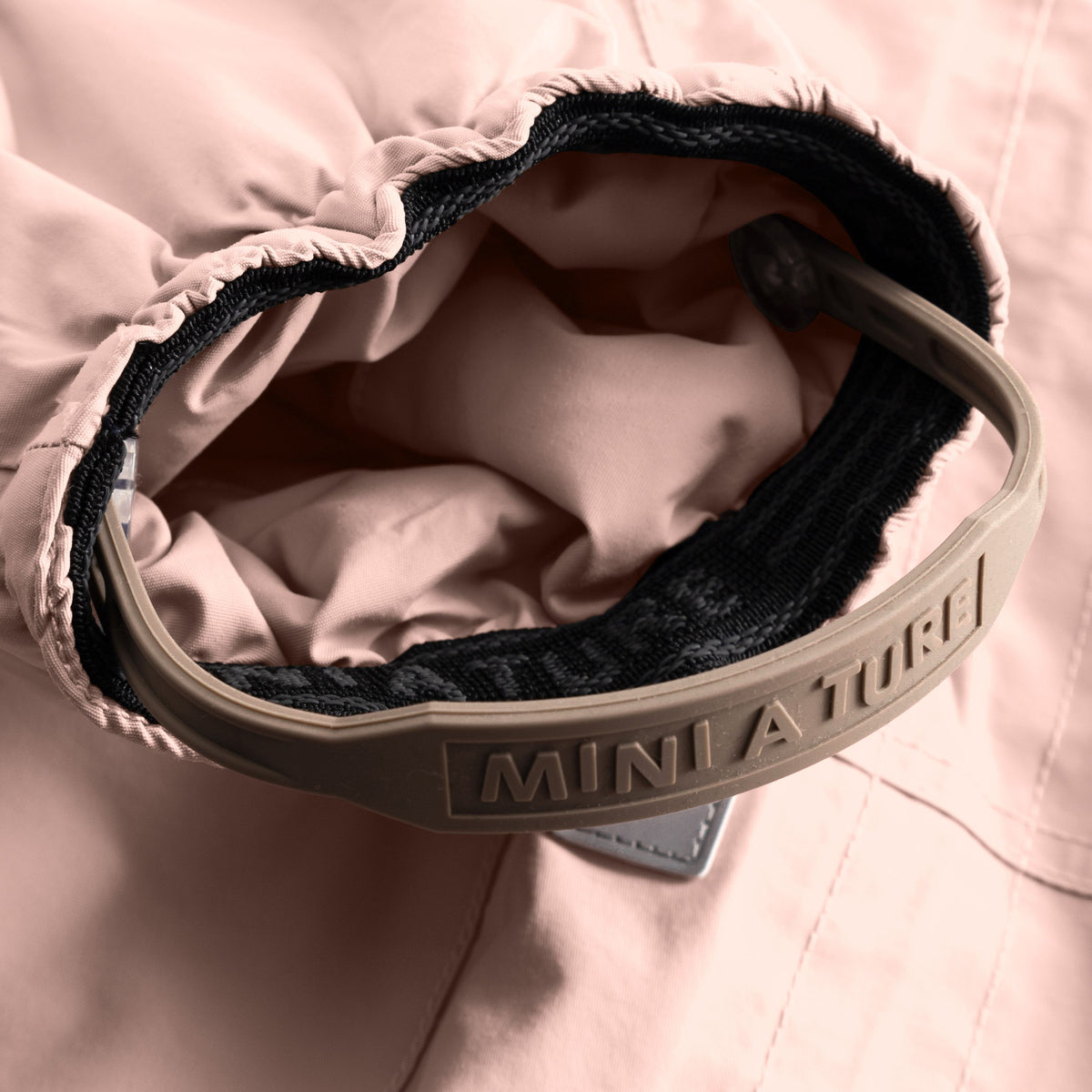Mini A Ture-MATWISTI fleece lined snowsuit. GRS Adobe rose