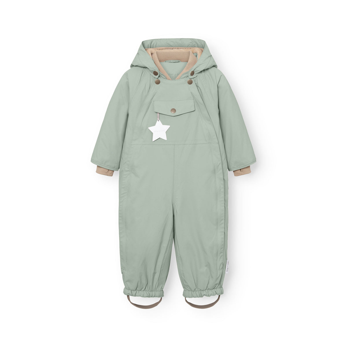Mini A Ture-MATWISTI fleece lined snowsuit. GRS Slate gray