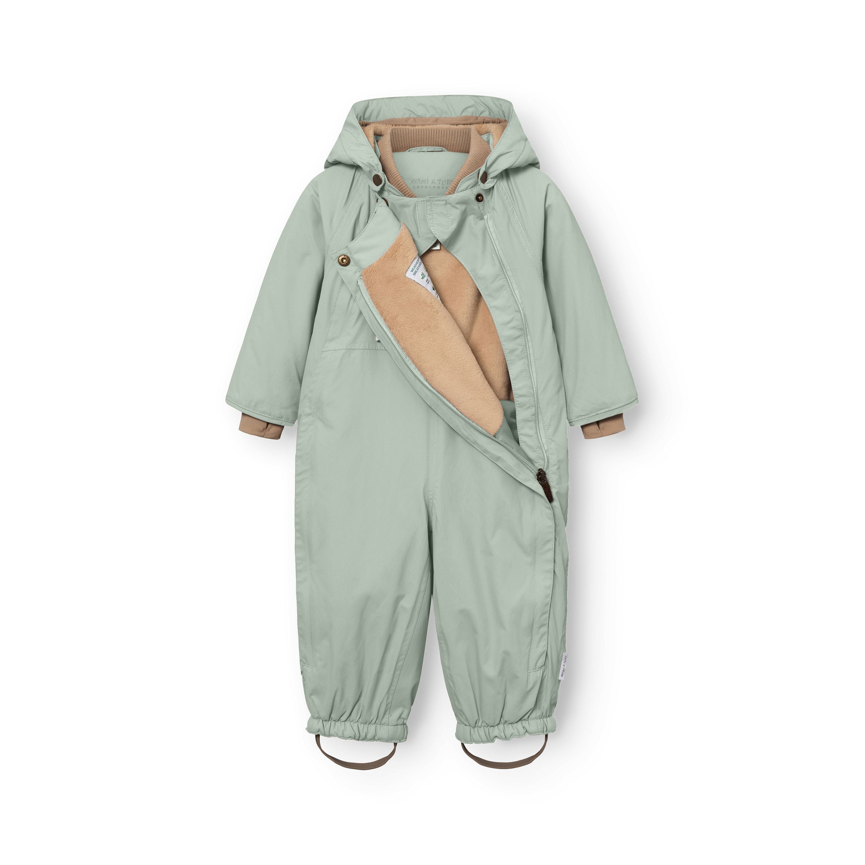 Mini A Ture-MATWISTI fleece lined snowsuit. GRS Slate gray