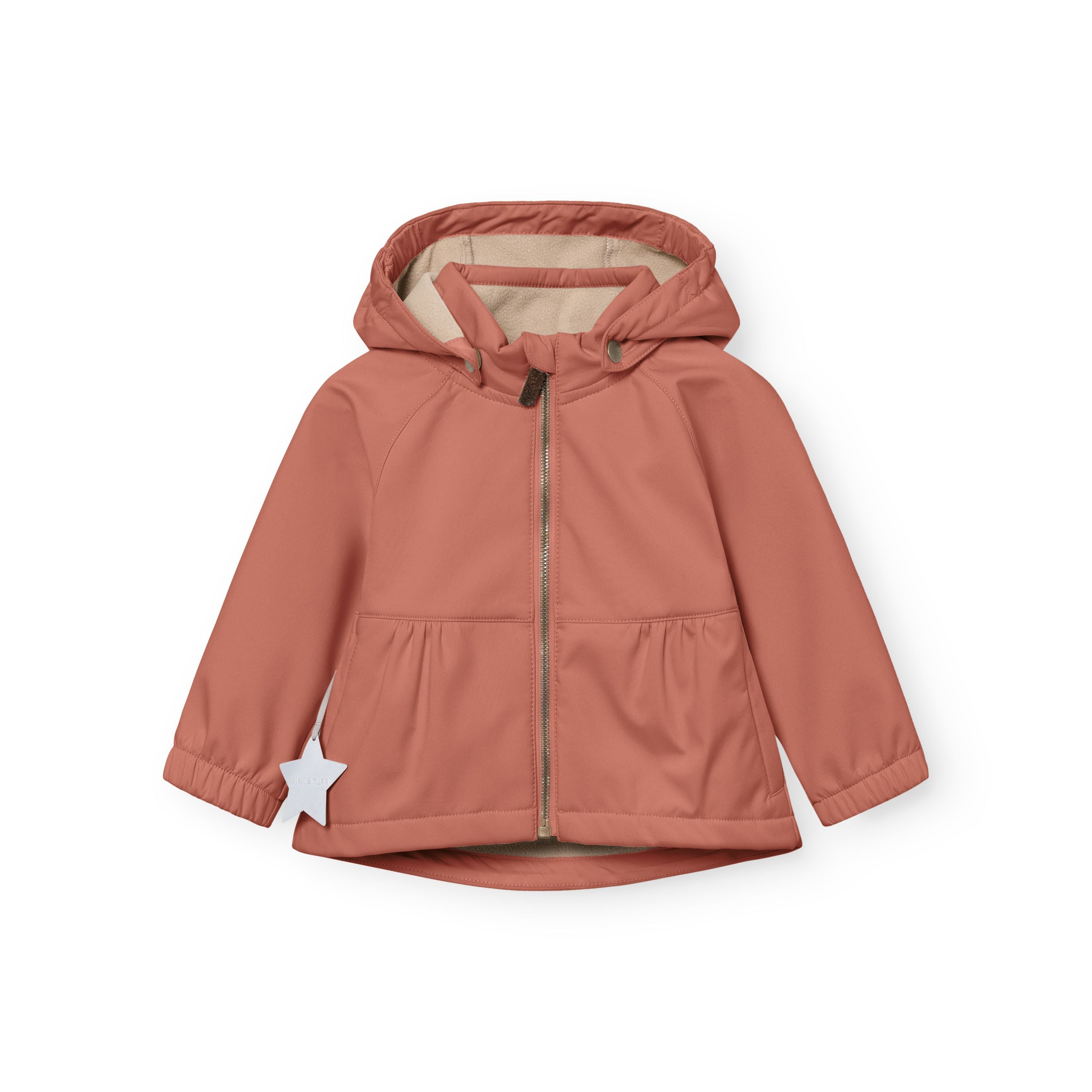 Mini A Ture-MATBRIDDI softshell jacket. GRS Cedar wood