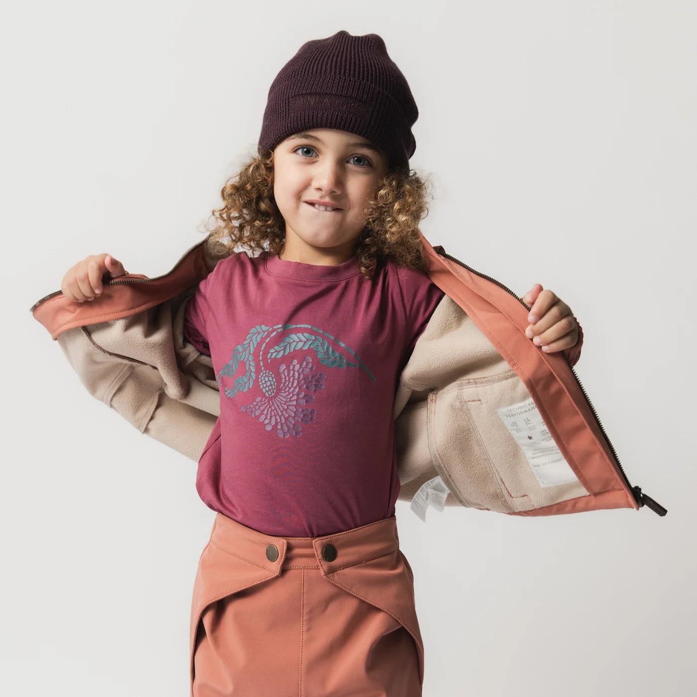 Mini A Ture-MATAIANO softshell pants. GRS Cedar wood