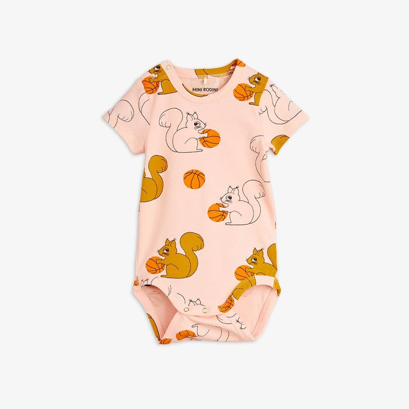Squirrels aop ss body-Pink