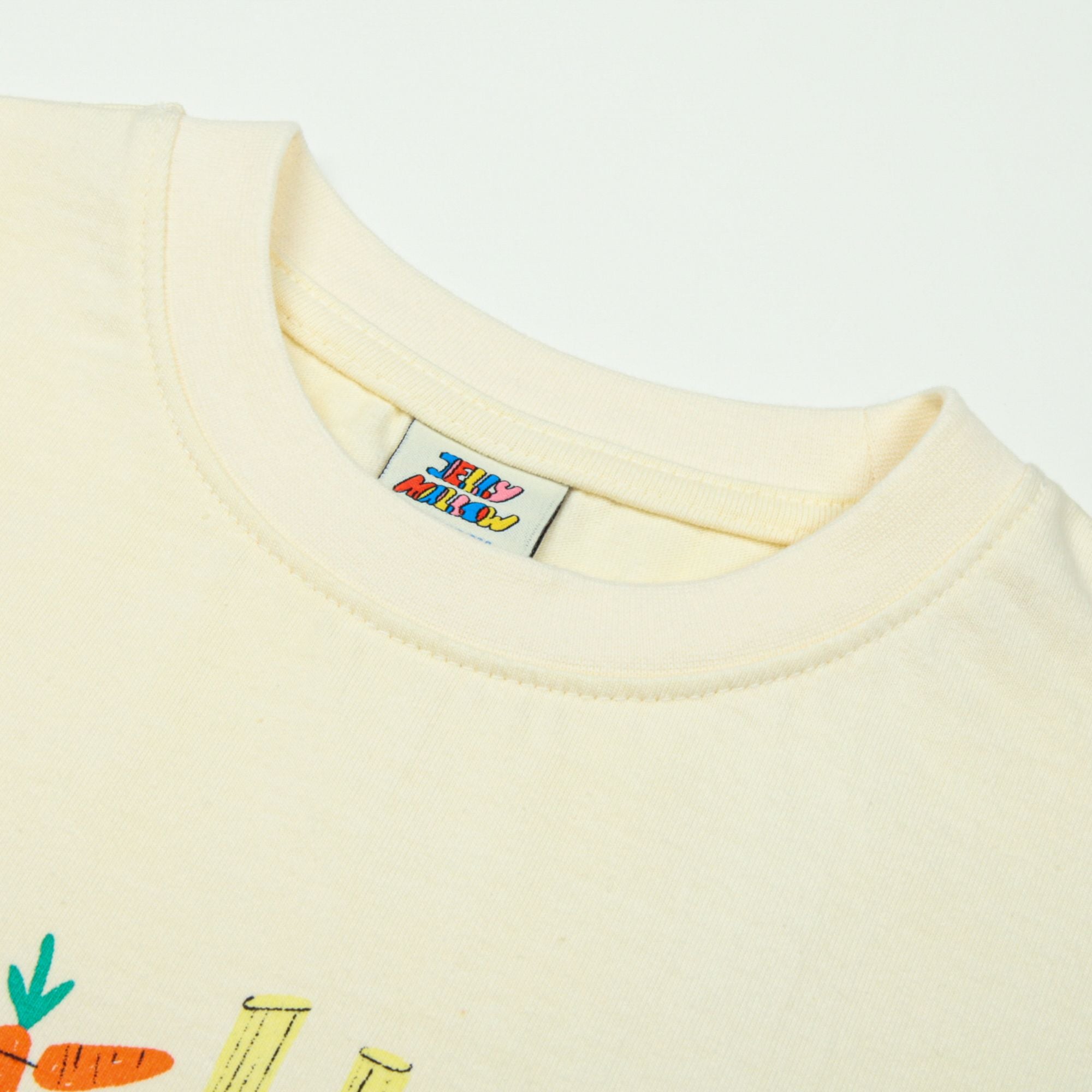 Jelly Mallow-Veggis T-shirt Ivory