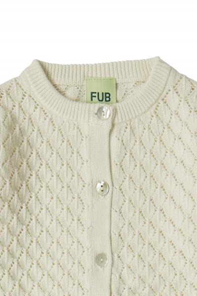 Baby Pointelle Cardigan-ecru