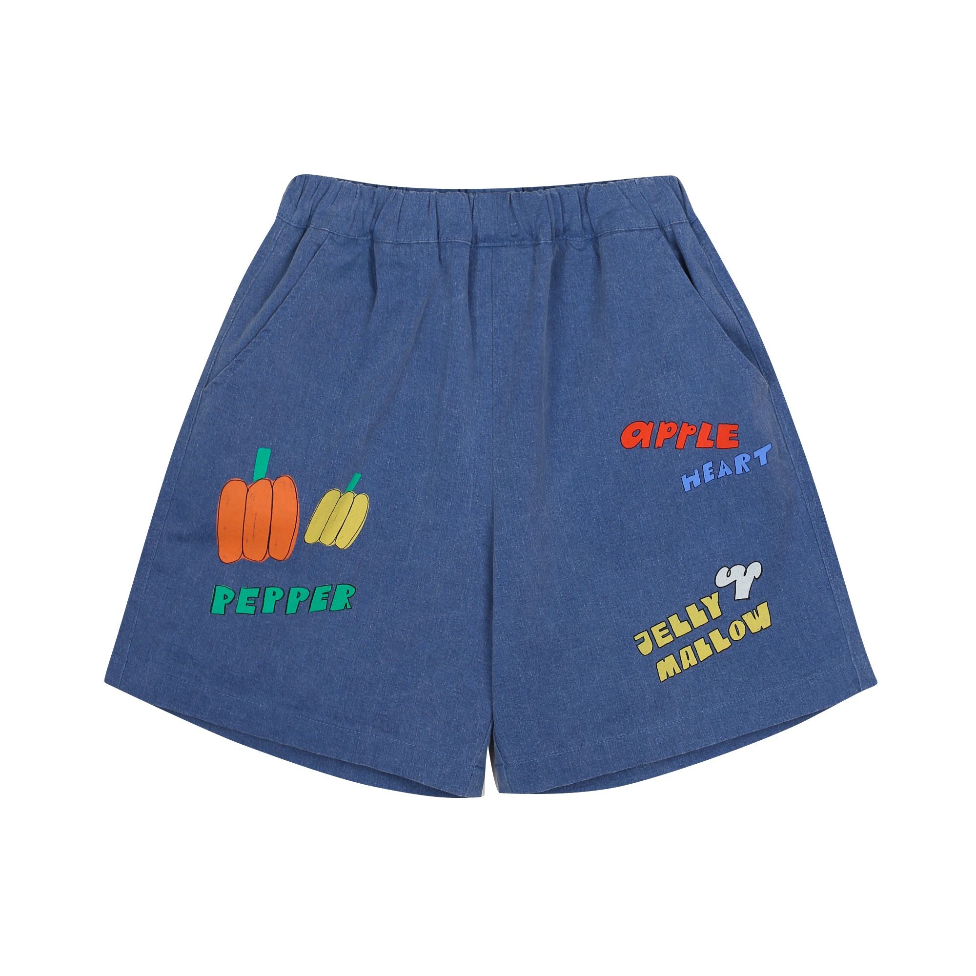 Jelly Mallow-Cooking Pigment Shorts Navy