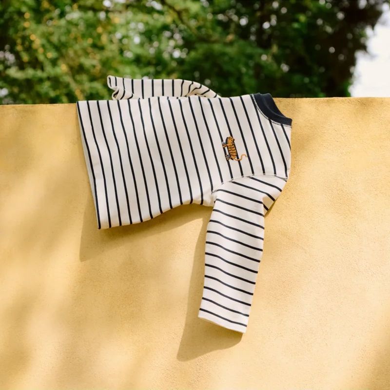 Liewood-Tyler Stripe LS T-shirt Y/D stipes Classic navy / Creme de la creme