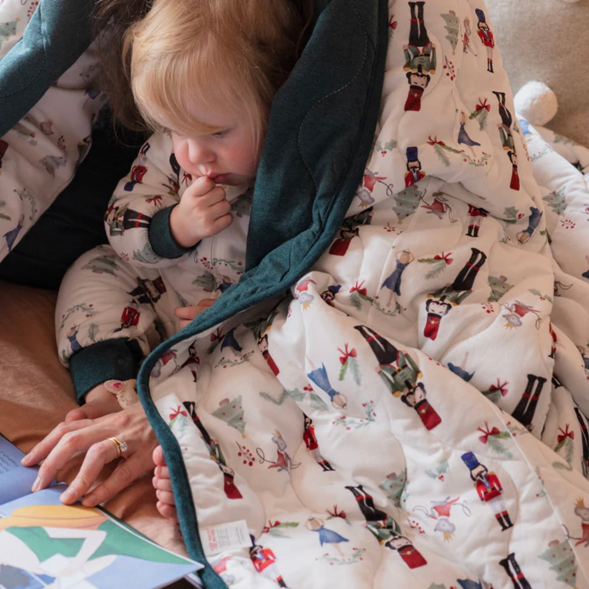 Nest Designs-Medium Cozy Blanket Nutcracker(167 x 220cm)