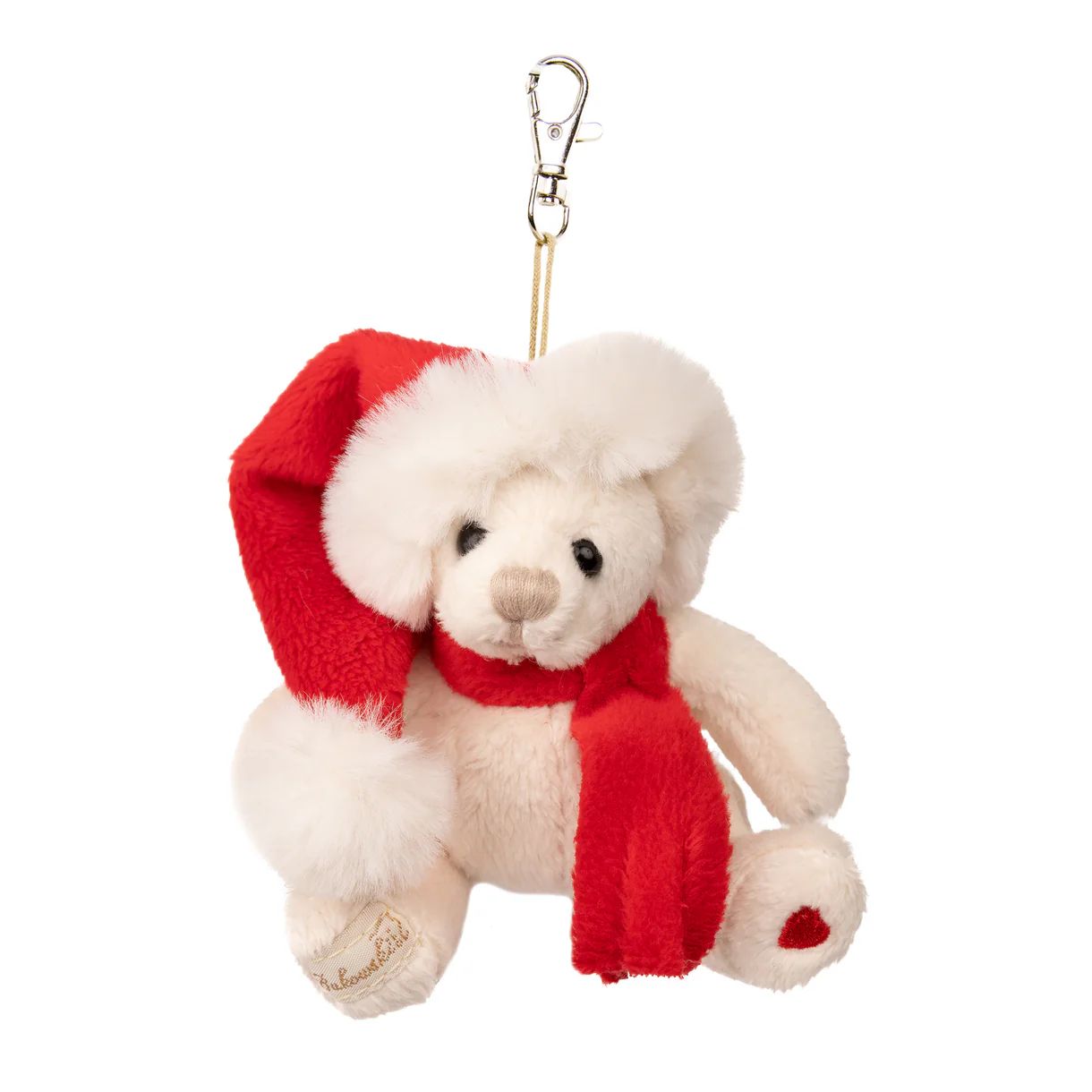 Bukowski Bears-Bernard Bag Charm-white
