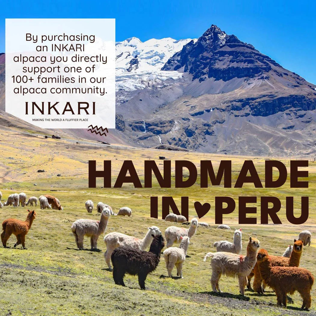 Inkari-Naturals Alpaca Toy Medium 32cm Vanilla