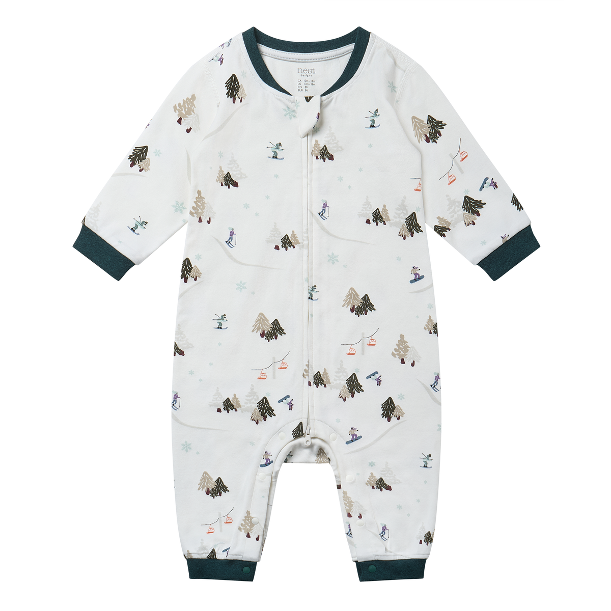 Nest Designs-Long Sleeve Romper Chills N' Thrills