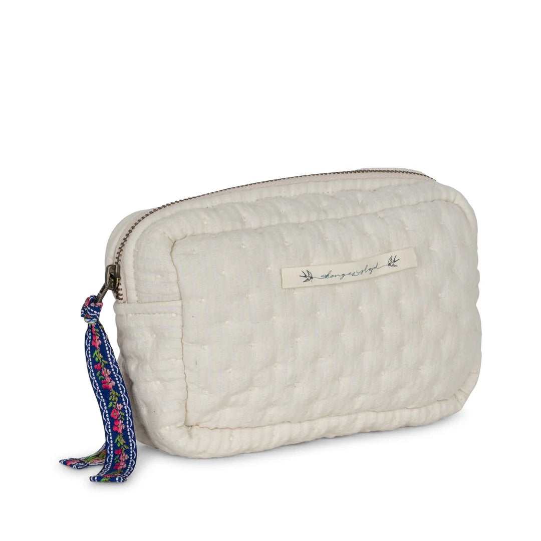 SEERSUCKER SMALL TOILETRY BAG- SUMMER SAND