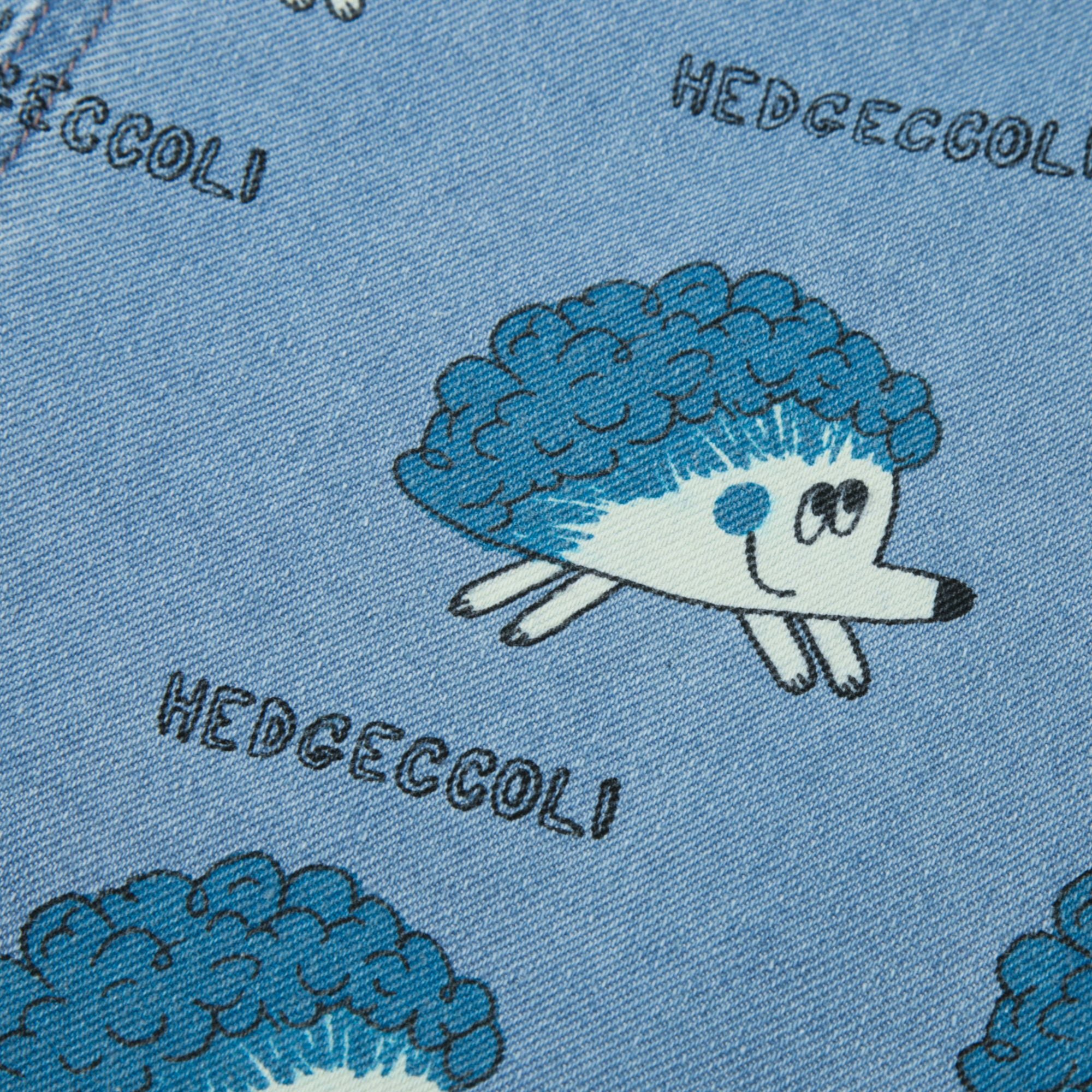 Jelly Mallow-Hedgehog Denim Pants Blue