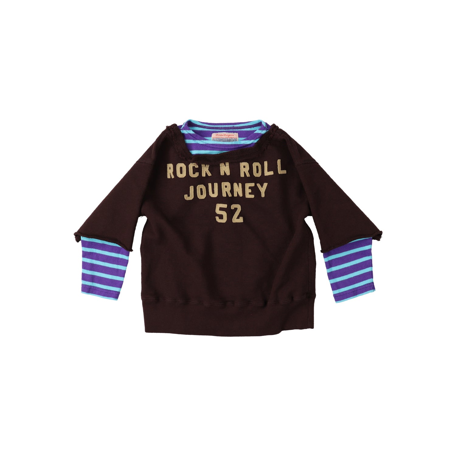 Denim Dungaree-Kids Pile 52 Layered Sweatshirt