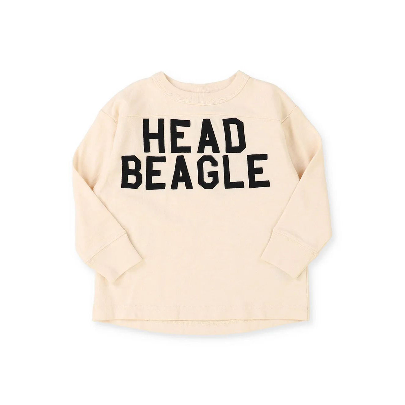 Denim Dungaree-Kids Cotton Jersey Snoopy Head Tee Off White