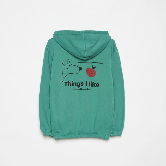 THINGS I LIKE HOODIE-GREEN