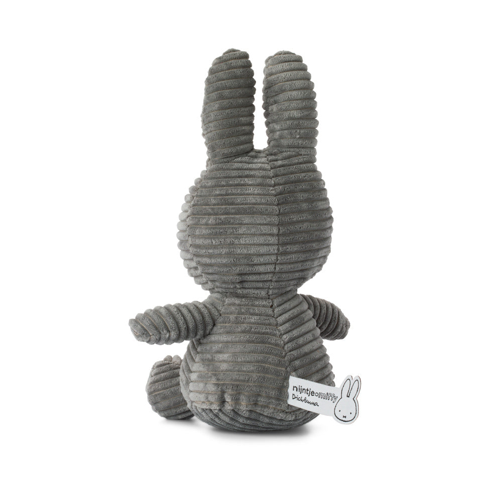 Miffy-23cm Corduroy Dark Grey