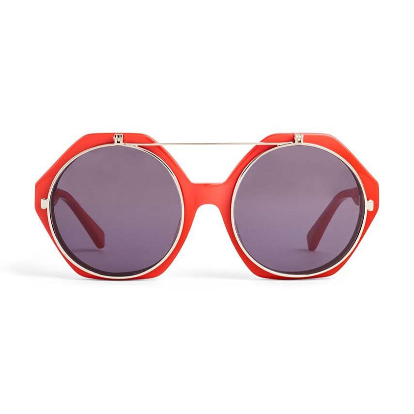 Logo Red Sunglasses