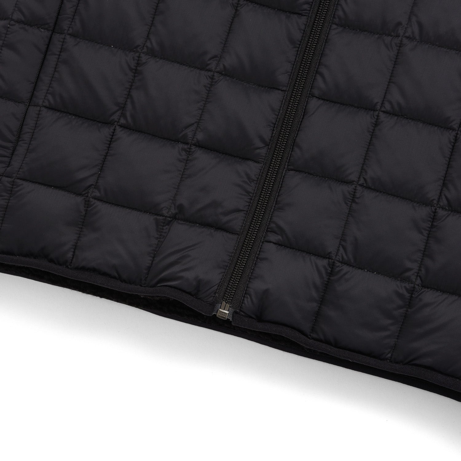 Taion-Kids Reversible "Down×Boa" Hood Jacket Black×Black